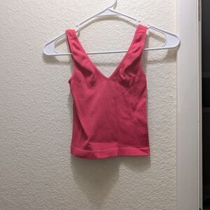 Women's Pink Sleeveless Top
